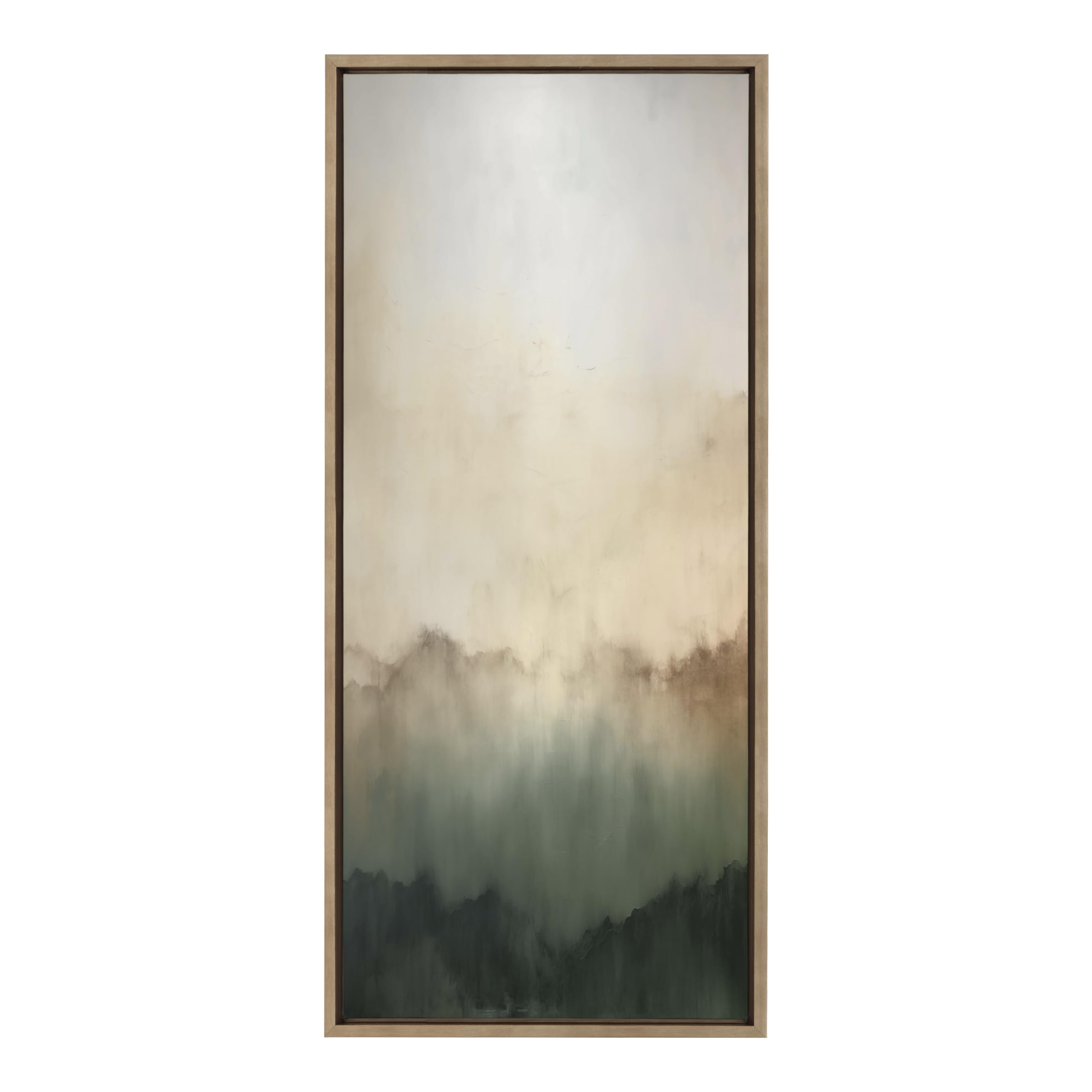 Amazon.com: Kate and Laurel Sylvie Green Mountain Abstract I